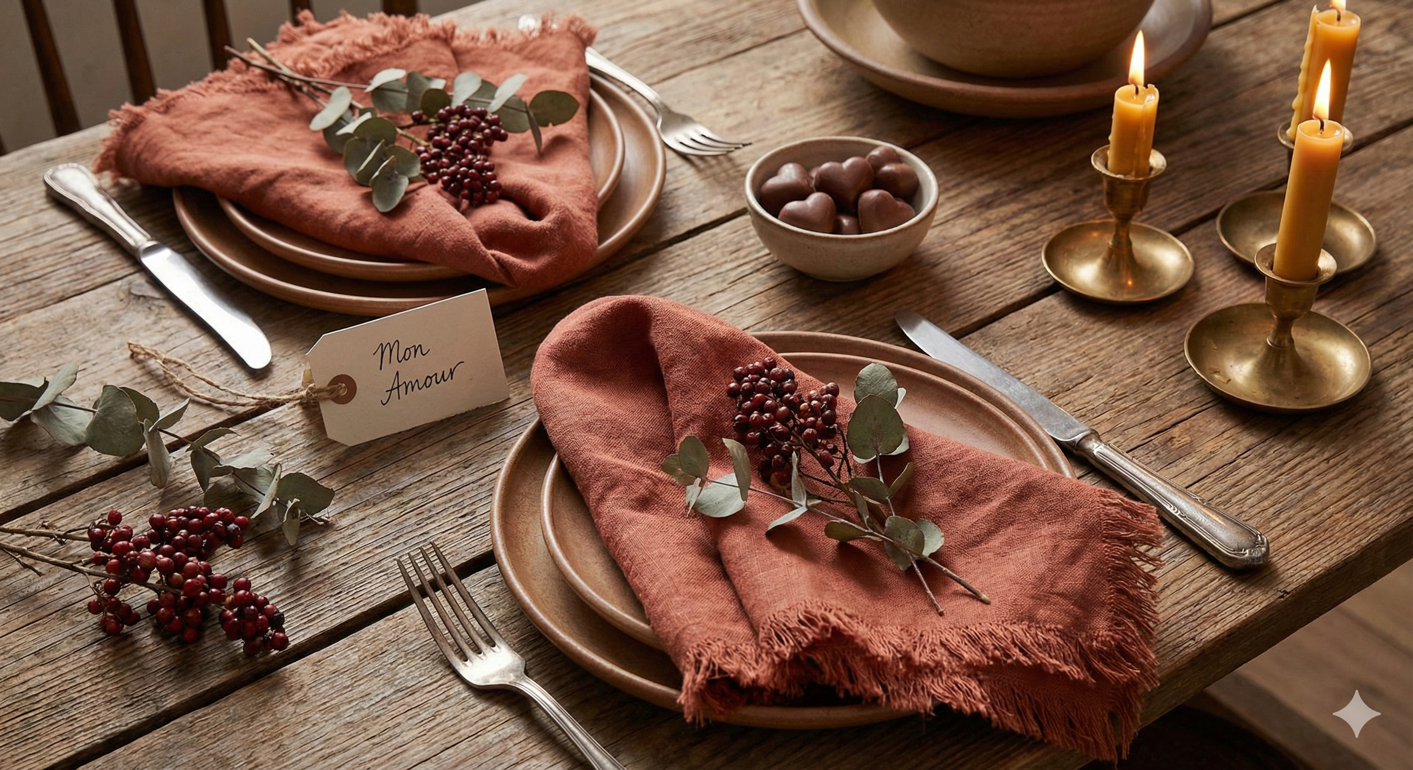 Terracotta Linen Napkins